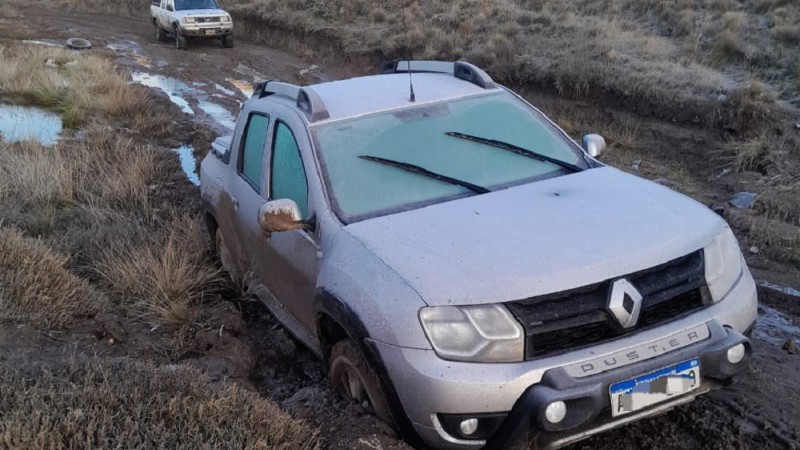 Camioneta robada y abandonada 