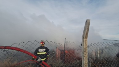 Bomberos debió actuar ante el siniestro