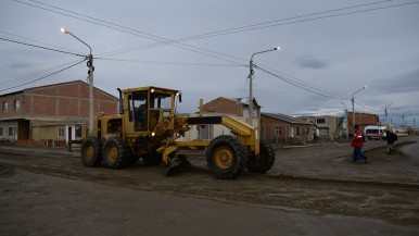 Río Gallegos: la Municipalidad trabaja en el despeje de calles 