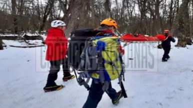 Rescatan a dos personas extraviadas en Laguna de los Témpanos