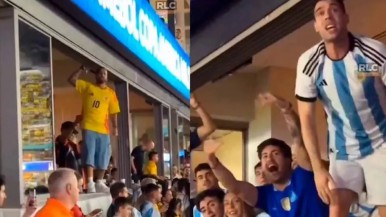 Apareció un nuevo y polémico video de Maluma y Blessd en la final de la Copa América: "Cancelado"