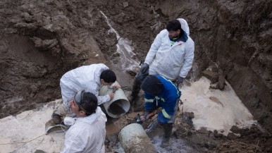 Vidal: "Hoy es prioridad que los vecinos de San Julián vuelvan a tener agua"