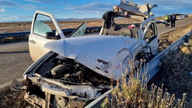 Fatal accidente en la Patagonia: un conductor murió tras chocar con un camión