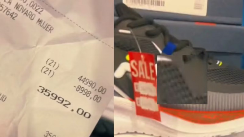 Un influcencer mostr en qu parte de Buenos Aires se pueden conseguir zapatillas originales por menos de $40.000