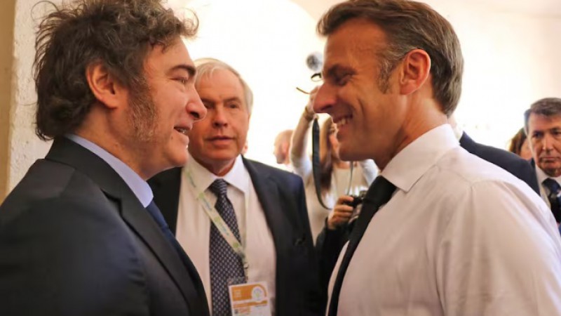 Javier Milei se reunir con Macron el viernes en Pars en el inicio de los Juegos Olmpicos