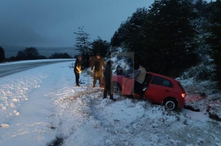 Numerosos despistes en una complicada RN3 a causa de las nevadas