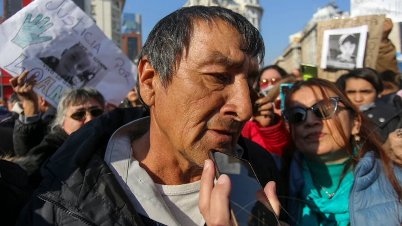 Jos Pea, padre del nio desaparecido. (Foto NA).