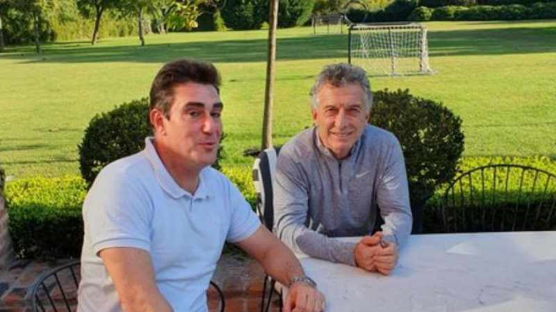 Javier Iguacel y Mauricio Macri. 