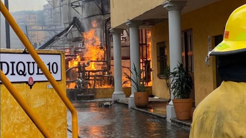 La explosin ocurri en la zona centro del municipio de Tequila. (Foto: JAL Civil Protection/X/Reuters)