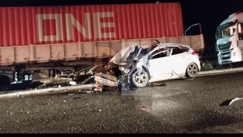 Impactante choque con un conductor que salv su vida de milagro en la Ruta 3