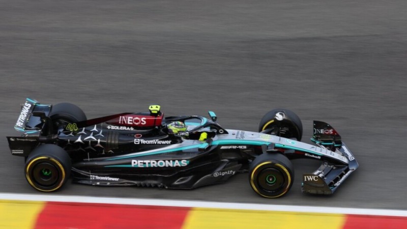  Russell desclasificado en Spa y la victoria se la queda Hamilton