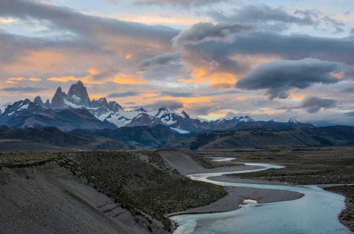 El ro de Las Vueltas a las afueras de El Chaltn.&nbsp;Dukas (Getty Images)