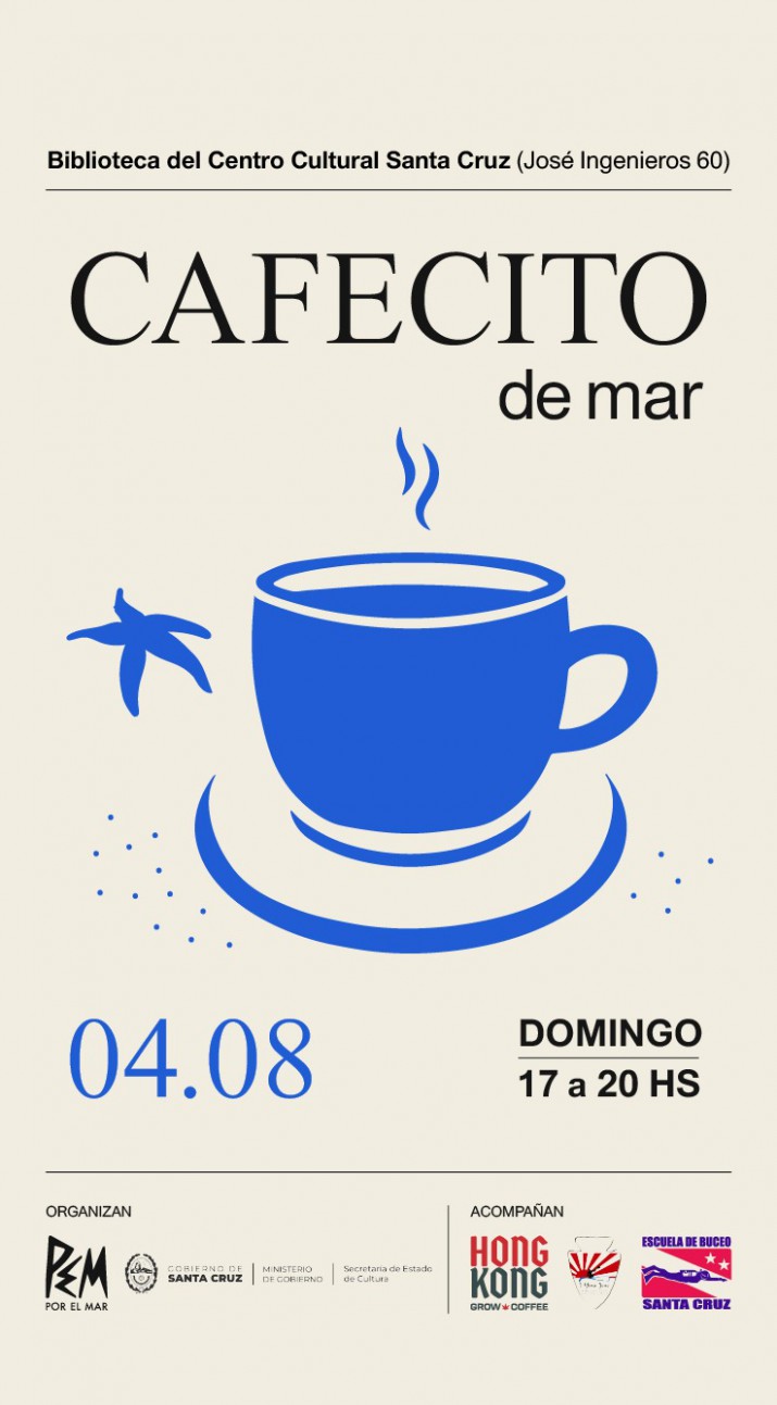 Fundacin Por el Mar y la Secretara de Cultura de Santa Cruz presentan el evento "Cafecito de Mar"