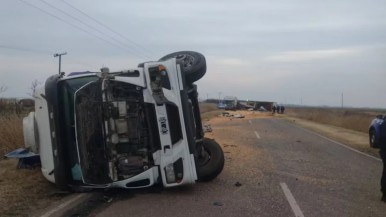 Accidente fatal: murió un chofer en un triple choque y hay un herido grave 