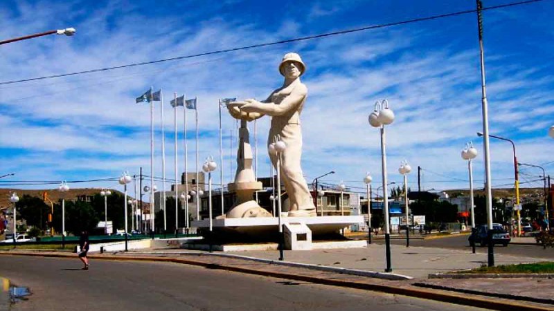 Foto ilustrativa de Caleta Olivia. 