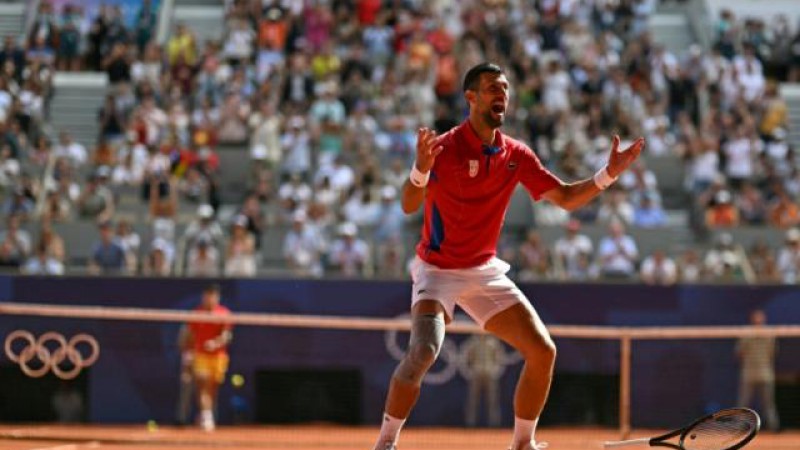 Tenis: Djokovic le gan un partidazo a Alcaraz y se qued con la medalla de oro en los Juegos Olmpicos