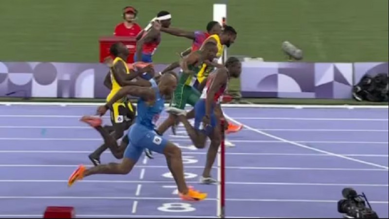 Video: la histrica carrera en la que Lyles gan la medalla en los 100 metros por un mnimo detalle