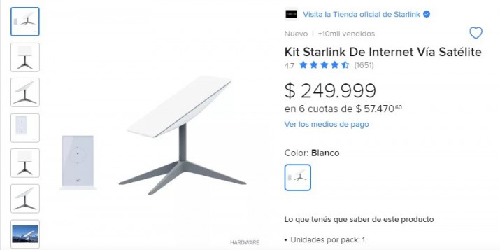 Starlink de oferta en Argentina por tiempo limitado: cunto cuesta comprar el kit  