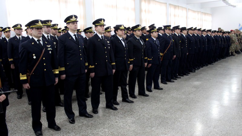 Autoridades gubernamentales participaron de la ceremonia aniversario. 