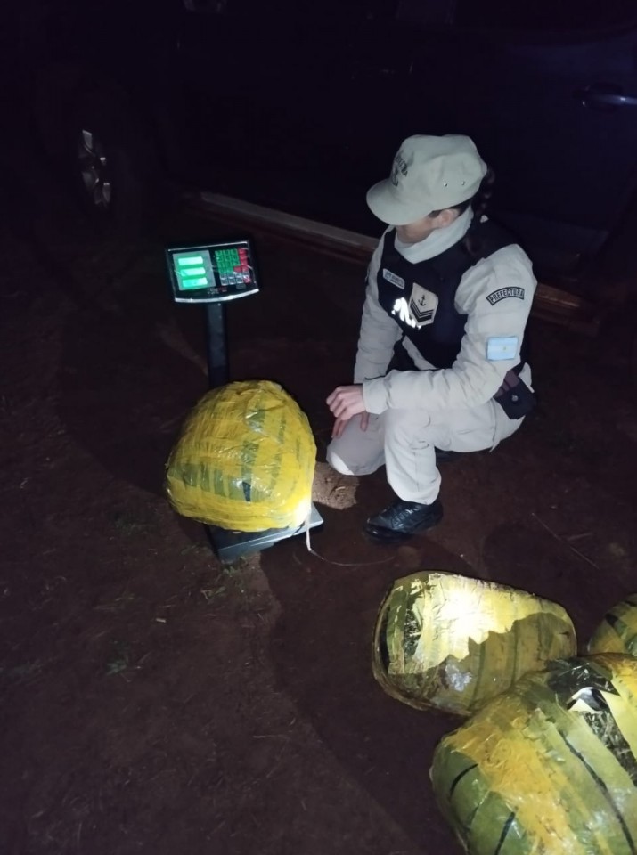 Prefectura secuestr en Misiones ms de 200 kilos de Marihuana