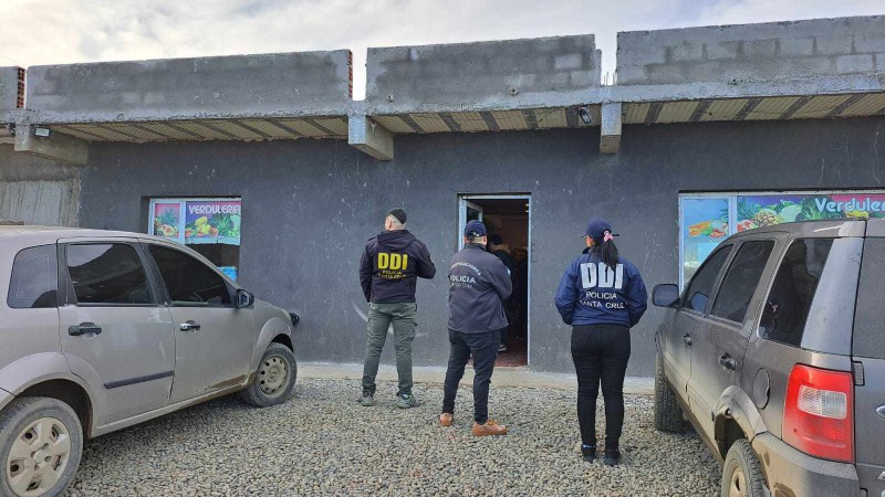 Los operativos se desarrollaron en dos domicilios de El Calafate