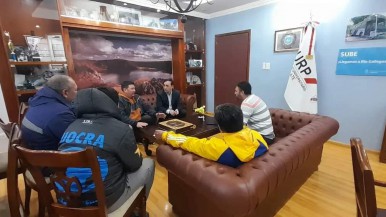 Integrantes de la UOCRA se reunieron con el intendente Grasso 