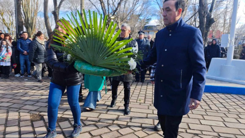 Se realiz la ceremonia en Plaza San Martn. 