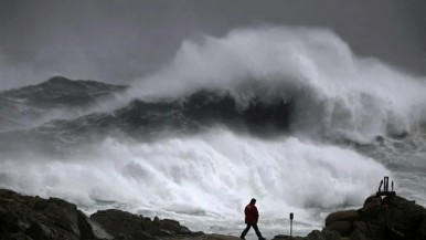 Hay alerta por fuerte ciclogénesis en tres provincias de la Patagonia  