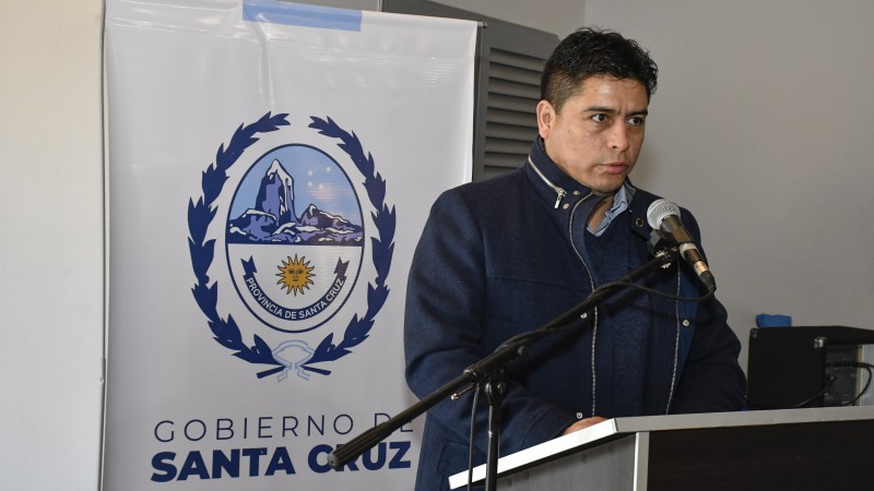 El gobernador Claudio Vidal. Foto: Gobierno de Santa Cruz. 