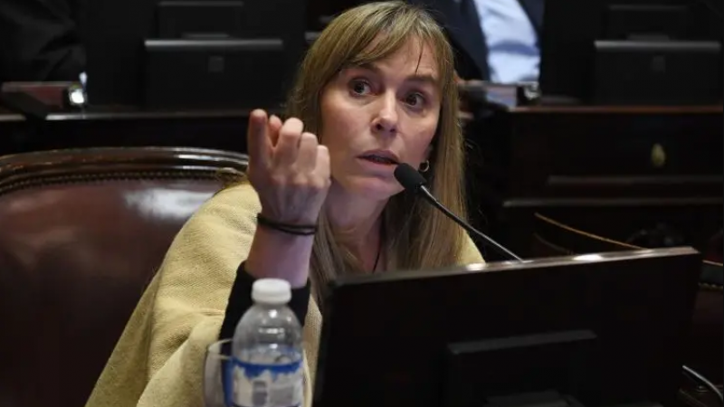 La senadora de Unin por la Patria (UxP) Juliana Di Tullio 