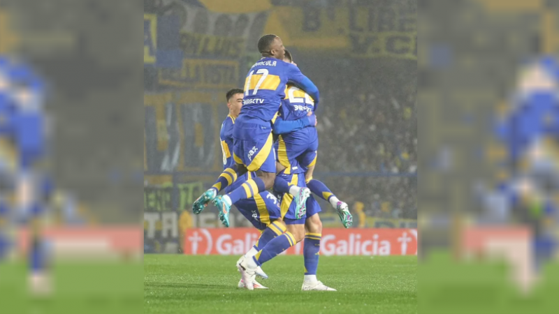 Boca sufri pero sum de a tres.