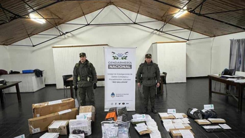 Gendarmera desbarata banda narco criminal que operaba en Ro Gallegos