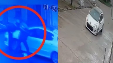 Video: estaba borracho y atropelló a un agente de tránsito a quien arrastró por 10 cuadras en el capot