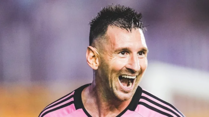 Messi volvi recargado. (Foto @InterMiamiCF).
