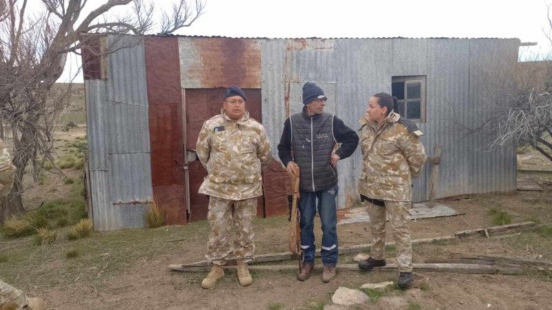 Encontraron con vida a Jorge Gonzlez, trabajador rural que habia estado desaparecido en una estancia de Santa Cruz