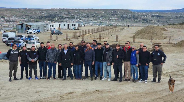 El Sindicato de Petroleros construye en Caleta Olivia un complejo deportivo de casi 13.600 m2