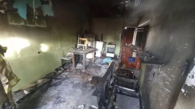 Incendio en la Patagonia: dos nenes están graves y fueron trasladados al hospital Garrahan  