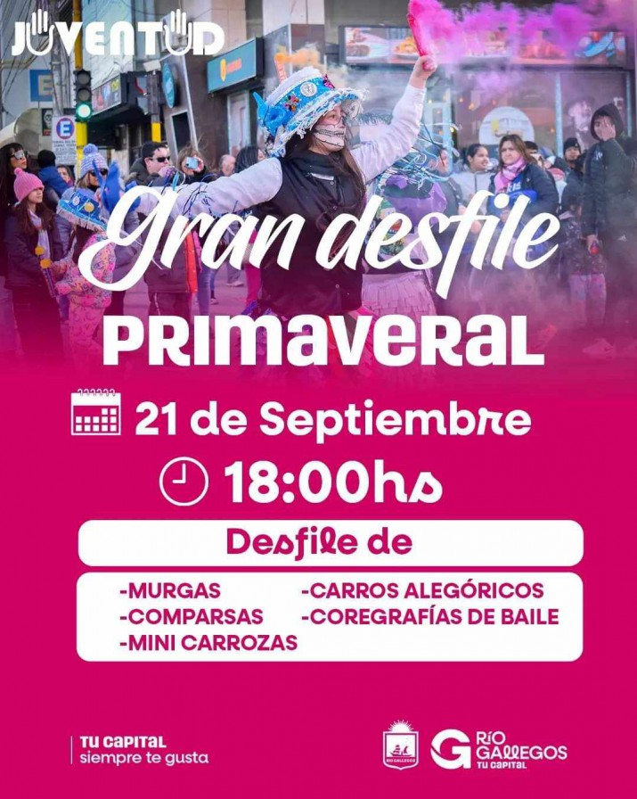 Preparan varias actividades Cmo sern los festejos de Primavera en Ro Gallegos?