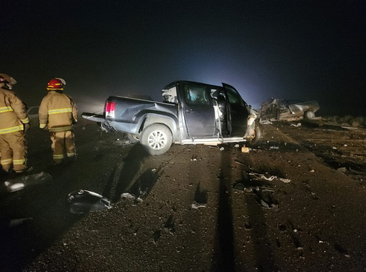 Santa Cruz: las fotos del trgico accidente en plena ruta que provoc tres muertes 