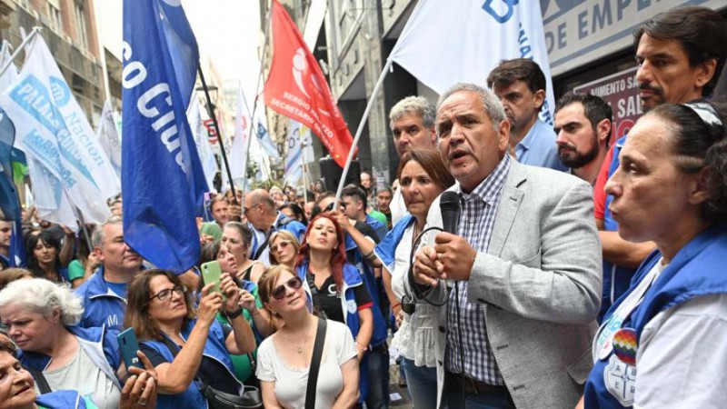 Sergio Palazzo, secretario general de La Bancaria. 