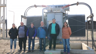 El Calafate: Belloni inauguró el nuevo centro de distribución de Energía y Red y aseguró que esto garantizará el servicio para los barrios nuevos