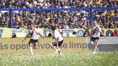 Con un tanto de Lanzini, River le gana por la mínima a Boca en La Bombonera