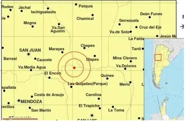 Fuerte temblor en tres provincias: hubo un sismo de 6 grados