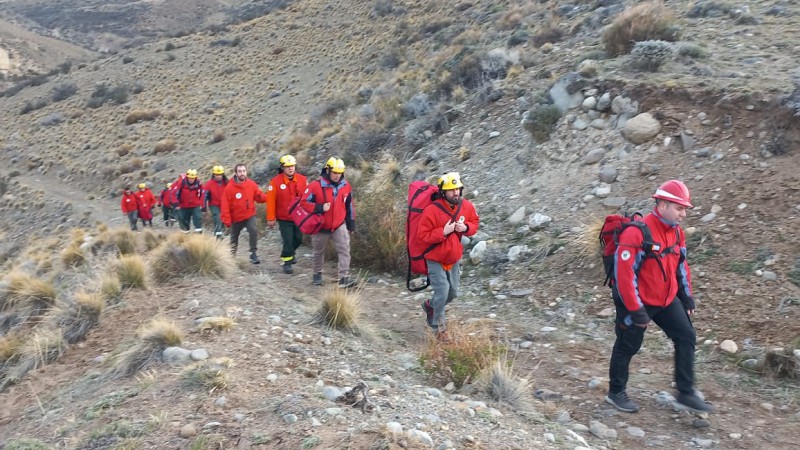 La prctica se desarroll en arroyo Calafate. 