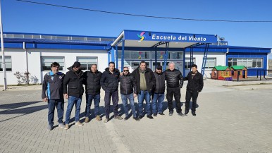 Guenchenen mostró los avances en el "Taller del Viento"