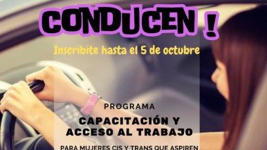 Municipio lanzó el programa de inclusión laboral "Las Mujeres Conducen"