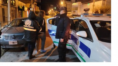 Mujer implicada en un robo agravado, estaba en un bar