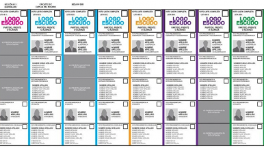 Así es el modelo de Boleta Única que se votará en Diputados