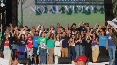 Hubo una masiva marcha federal universitaria 