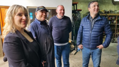 Pablo Grasso visitó  Comandante Luis Piedra Buena